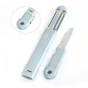 Multi-function Stainless Steel Peeler, Dual Julienne Grater Vegetable and Peeler