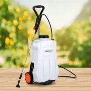 Weed Sprayer Electric 20L Backpack Trolley wheeled around 4 nozzles spray gun