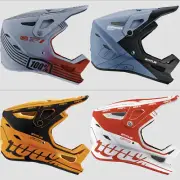 100% Status Fiberglass Bicycle Helmet Full Face Downhill BMX MTB Enduro