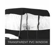 4-Seater Golf Cart Cover with Waterproof Enclosure and Roll-up Door