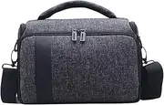 [SENHE] Waterproof DSLR Camera Bag Fit for Olympus EPL9 EPL8 EPL7 EPL6 OM-D E-M1 E-M5 E-M10 Mark III II Pen-F OMD EM1 EM5 EM10 (Color : Dark Gray)