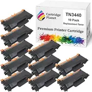 Cartridge Planet 10-Pack Compatible Toner Cartridge for Brother TN-3440 TN3440 (8,000 Pages) for Brother HLL5100DN HLL5200DW HLL6200DW HLL6400DW MFCL5755DW MFCL6700DW MFCL6900DW