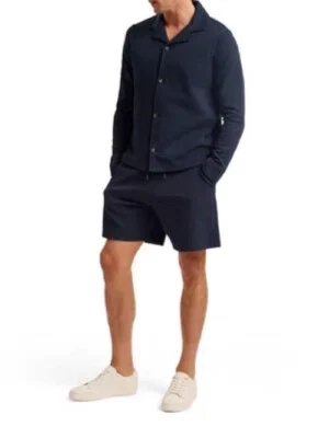 $145 TED BAKER Men's Pensho Jersey Short, Navy, 30