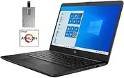 [HP] 2021 Pavilion 14" HD Display Laptop Computer, AMD Athlon Silver 3050U Processor, 8GB DDR4 RAM, 256GB SSD, AMD Radeon Graphics, Webcam, Stereo Speakers, Windows 10, Black, 32GB SnowBell USB Card