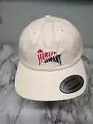 Men's Hat Cap The Hurley Company Snapback Yupoong Classics 100% Cotton Off-White