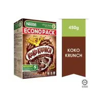 Nestle Breakfast Cereals Koko Krunch Made With Whole Grain 450g Cereal Box