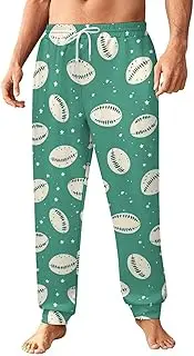 [Generic] Men's Sweatpants, Football and Stars-19, Polyester Joggers, Sweatpants Jogging Pants for Workout Running