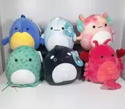 Squishmallows Sealife Lorono Forina Aksel Kai Laslow Swish 7.5" inch BNWT