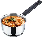 Vinod Stainless Steel Tivoli Saucepan Without Lid- 1.1 LTR (Induction Friendly)