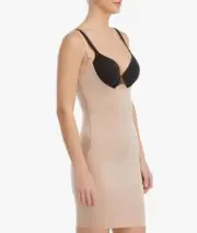 SPANX SmartGrip™ Slip 3X Open-Bust Full Slip Foundation (beige) Retail $88 NWT