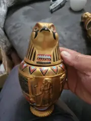 Universal Theme park Canopic jar replica Mummy storage ancient Egypt Eagle god