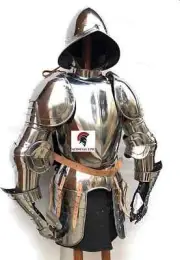 Medieval Larp Armour Armor Knight Wearable Suit Of Armor Costume With Helmet
