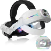 VR Headset Elite Head Strap Band with 8000mAh Battery For Meta Oculus Quest 3