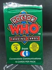 Doctor Who Series 3 Trading Card 1 FACTORY SEALED 10 Card Pack 1994 Cornerstone