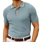 Men's Simplicity Casual Short Sleeve Sweater