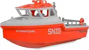 Amewi RC Rescue Boat Brushless Jet Drive 320 mm RTR White/Orange Remote Controlled Child from 8 Years
