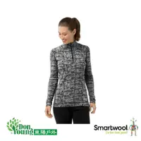 在飛比找蝦皮商城優惠-【SMARTWOOL】女款印花長袖拉鍊T/美麗諾羊毛/半開襟