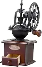 Alipis Vintage Hand Crank Coffee Mill Manual Coffee Bean Grinder Stylish Home Decor for Coffee Enthusiast