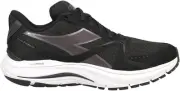 Diadora Men's Blushield 8 Vortice Hip Running Shoes, Black/White, 10 D Medium US