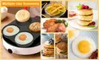 Egg Frying Pan Set Aluminum 4 Cups Egg Frying Pan Nonstick Mini Egg Cooker Almfa