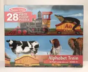 Melissa & Doug 28 Piece Floor Puzzle Alphabet Train For Kids Ages 3+