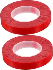 PartyKindom Garden Plant Tape Typing Tape for Planting Tree Marking Resistant to Fade (2 Rolls 30m Red)