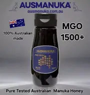 Manuka Honey MGO 1500+ 375g. AUSMANUKA™. Tested & Certified. Can't Send To W.A.