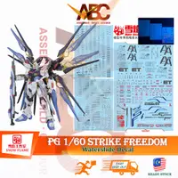 在飛比找蝦皮購物優惠-【雪焰】滑水道貼花-PG 1/60 Strike Freed