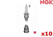 NGK Spark Plug FOR Volvo P 122 S Amazon 1967-1971 1.8 BP6HS x10