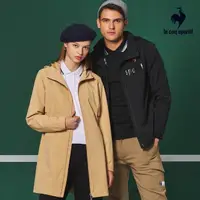 在飛比找momo購物網優惠-【LE COQ SPORTIF 公雞】防潑水休閒經典防風外套