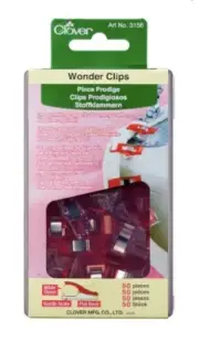 Clover 3156 • Wonder Clips • 50pcs • NEW