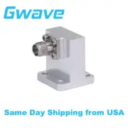 WR-28 to 2.92mm Female Right Angle Waveguide to Coax Adapters with UBR320 Flange