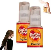 Good Ass Hair Day Dry Shampoo All-Natural Aerosol-Free,Dry Shampoos,Hair Day Dry Shampoo,Dry Shampoos For Oily Hair,All Natural Dry Shampoo Spray,60ml Aerosol Dry Shampoo,Fresh And Bouncy Hair (2pcs)