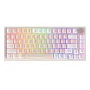 AK82 82-Keys Mechanical Gaming Keyboard Three-mode Gasket Structure Wireless bluetooth Hot Swappable RGB 75% Layout E-sp