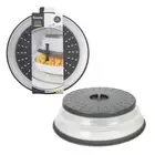 Tovolo Collapsible Microwave Food Cover Anti-Splatter 31.5cm Large Charcoal