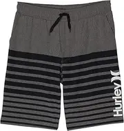 [Hurley] Boy's Pull-On Phantom Walkshorts (Big Kids) Black XL (18-20 Big Kid)