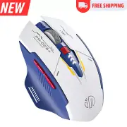 INPHIC Wireless Mouse, Rechargeable Ergonomic Silent Mice with 2.4G USB Receiver