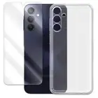 2in1 Screen Protector Dustproof TPU Case for AT&T Samsung Galaxy A15 5G SM-A156U