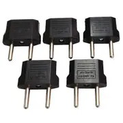 USA to EU Power Converter Adapter - 5 Pcs Travel Charger Plugs