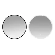 Emitto Wall Mirror Makeup Mirrors Large Round Bathroom W/Light 50/60/70/80/90cm