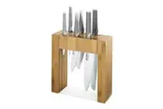Global Ikasu 7 Piece Knife Block Set (Silver)