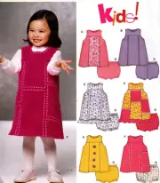 Toddler Dress and Panties Sewing Pattern Easy Simplicity New Look 6311 Uncut