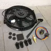 1989 Chevrolet P20 10 Inch Black Radiator Fan electric skinny cooling bundle (for: Chevrolet)