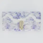 TED BAKER Ayalami New Romantic Landscape Large Purse Wallet White