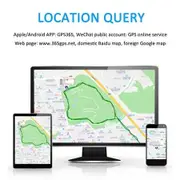 Real-Time Tracking Anti-Lost Pet GPS Tracker Locator Collar with Free APP I67 Waterproof (Golden)