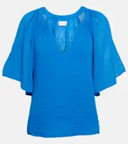 [Velvet] Velvet Belle cotton top AU 8 blue
