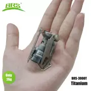 BRS Outdoor Gas Stove Mini Camping Gas Burner 25g Ultralight Titanium Picnic Hik
