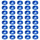M4 Finish Countersunk Washer 40pcs Aluminum Alloy Cup Screw Gasket Dark Blue
