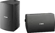 Yamaha NS-AW294 Pair of Outdoor Speakers with Weatherproof 16cm Woofer and 2-Way bass-Reflex, Black