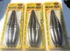 Lunker City•9" Slug-Go Soft Stickbait 3 New 3 Pks 2- Eel Skin 1- Blk